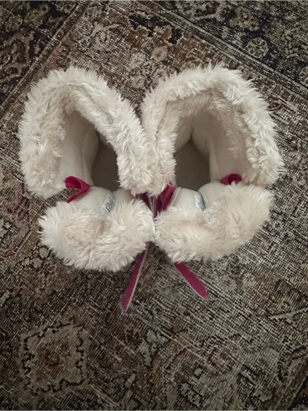 Sorel toddler Pink snow Boots with Faux-Fur Trim